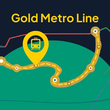 What Dubai's new Metro Gold Line means for property prices