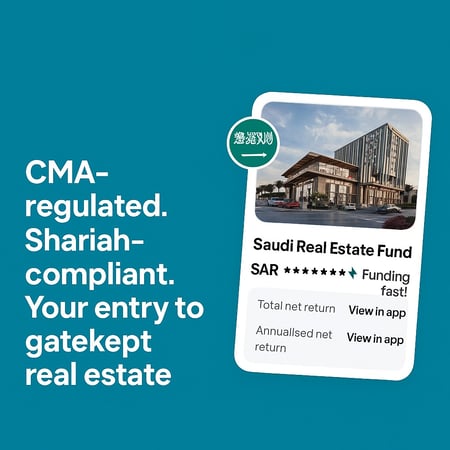 How to invest in Saudi Real estate funds with just SAR 500