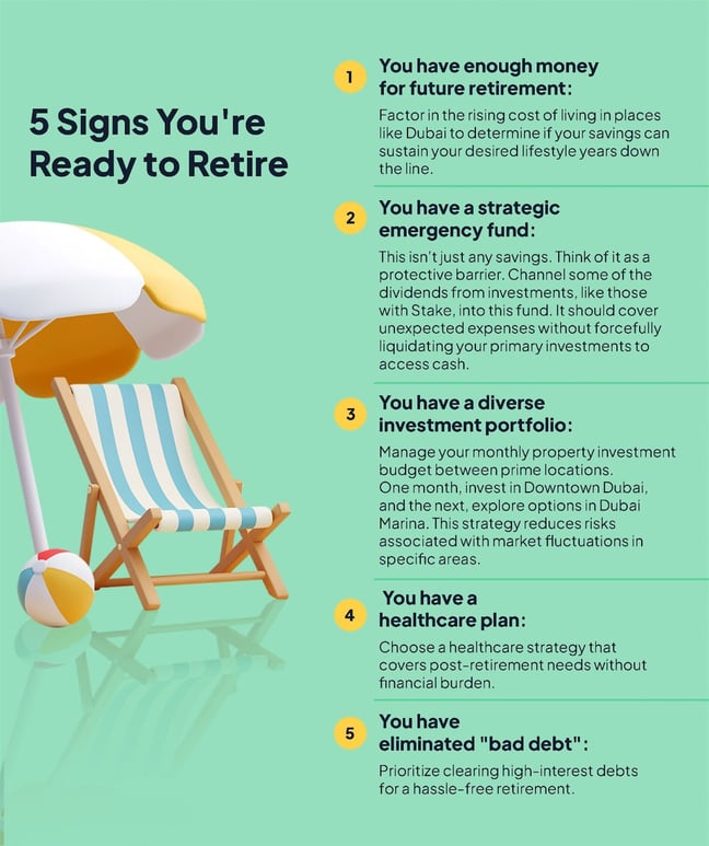 Dubai real estate investment for retirement